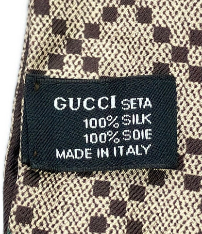Gucci Ribbon Scarf Silk 100% GG Charm — view 3