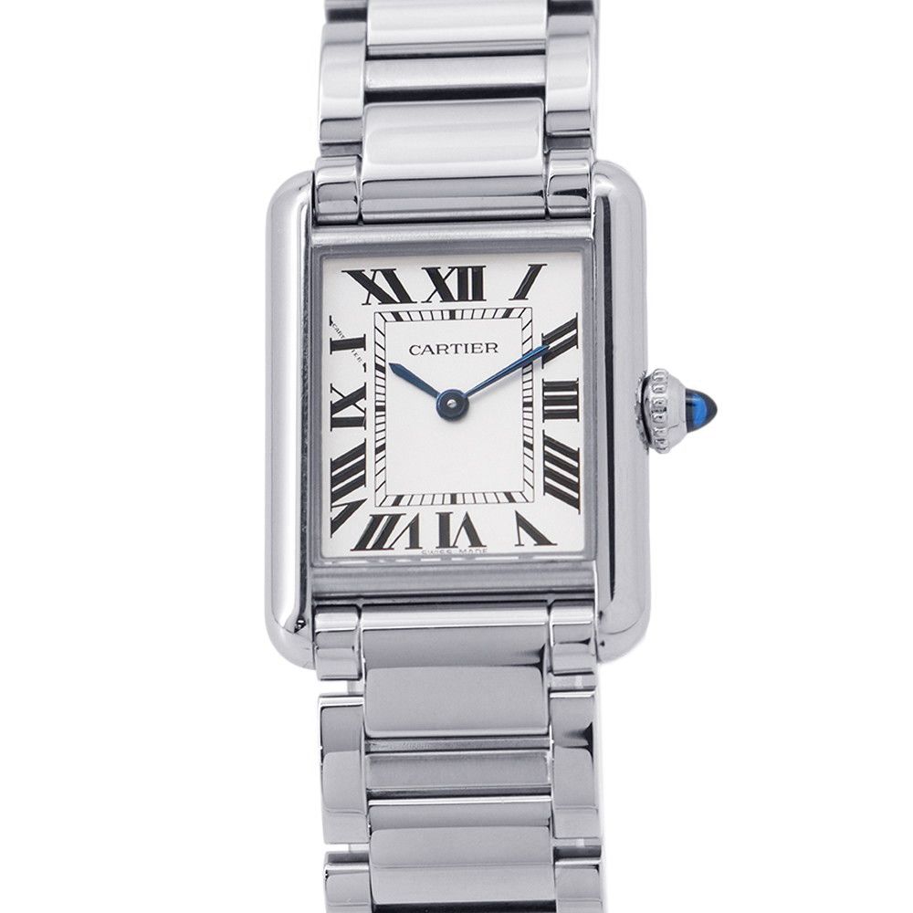 Cartier Tank Mast SM Watch Silver Dial Quartz