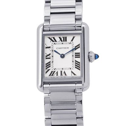 Cartier Tank Mast SM Watch Silver Dial Quartz