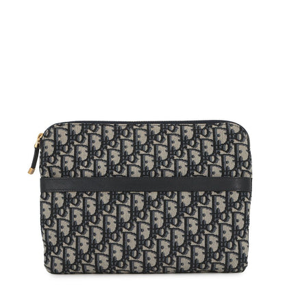 Dior Clutch Oblique Black Jacquard Travel Kit