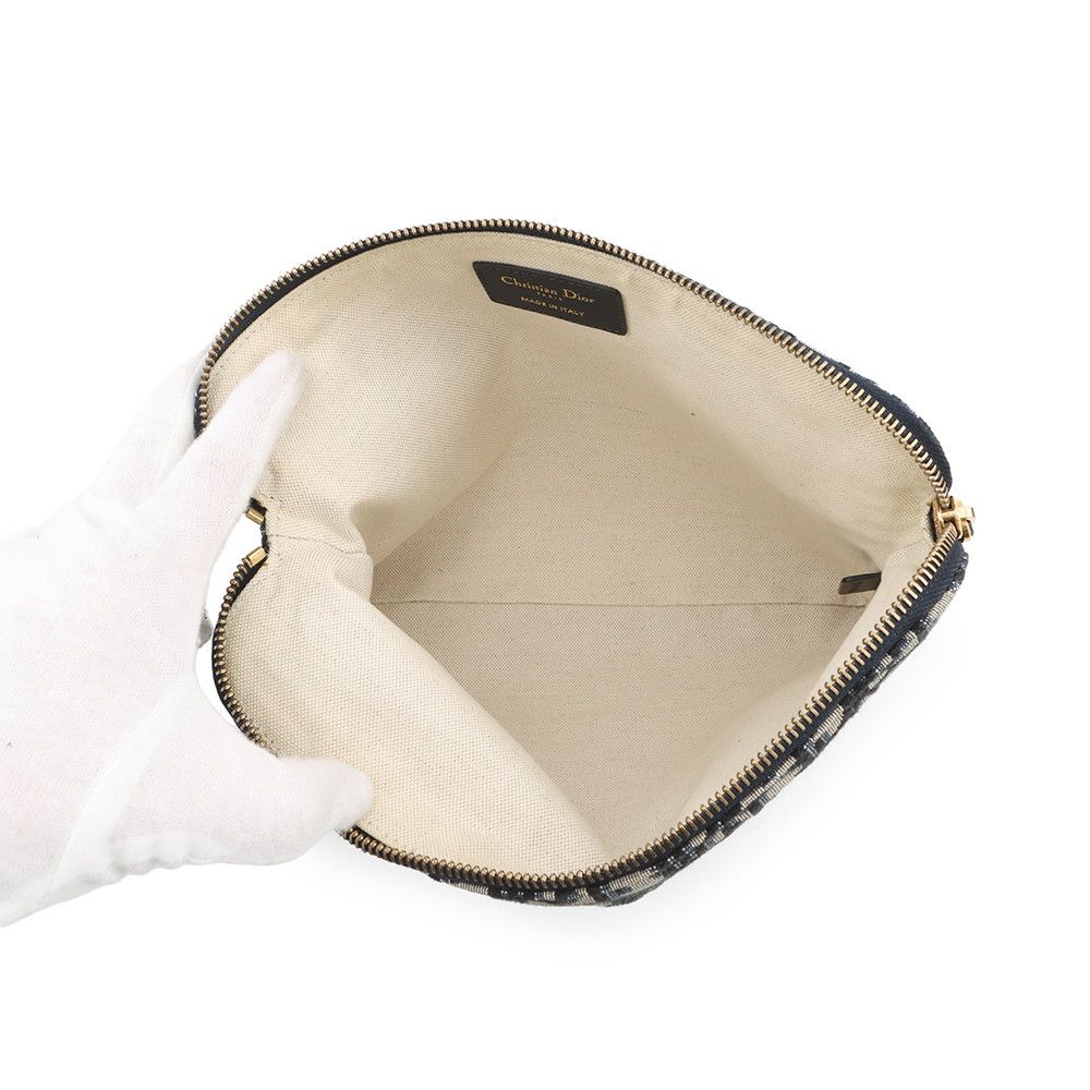 Dior Clutch Oblique Black Jacquard Travel Kit — view 5