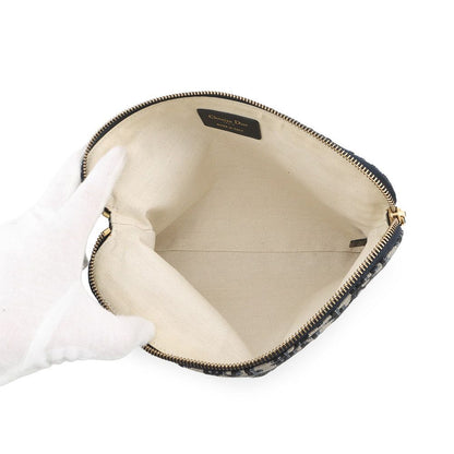 Dior Clutch Oblique Black Jacquard Travel Kit — view 5