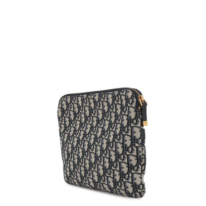 Dior Clutch Oblique Black Jacquard Travel Kit — view 2