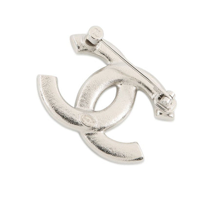 Chanel Brooch CC Logo Line Stone Faux Pearl — view 3