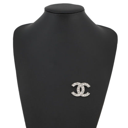 Chanel Brooch CC Logo Line Stone Faux Pearl — view 4