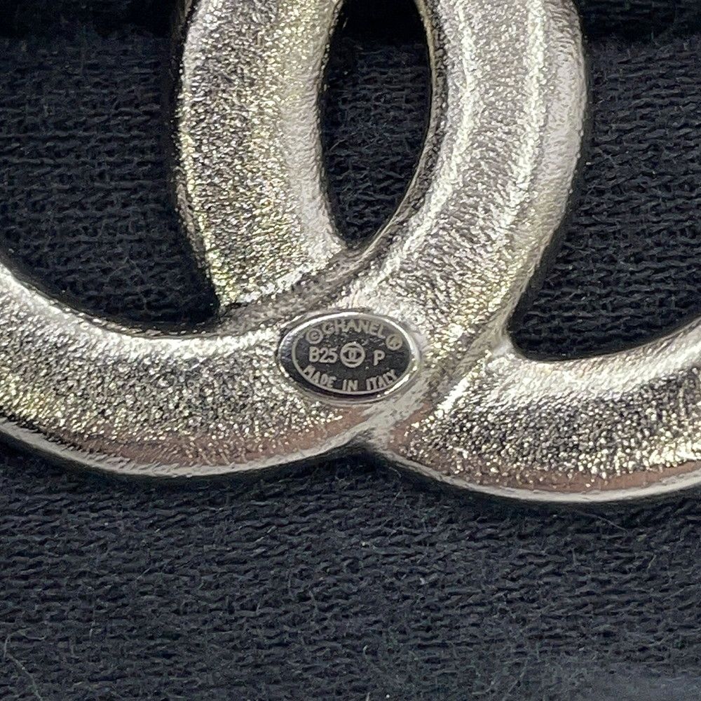 Chanel Brooch CC Logo Line Stone Faux Pearl — view 6