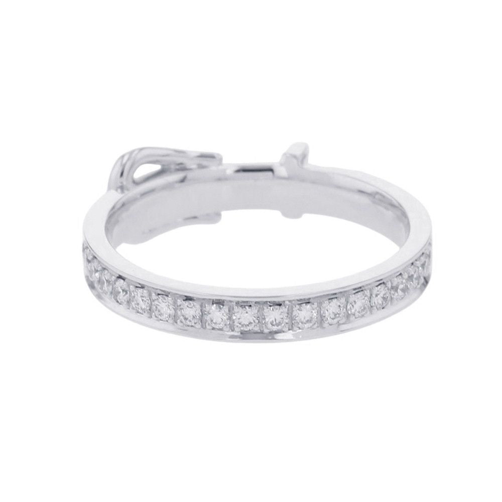 Hermes Ring Etriviere PM Diamond Total 18k White Gold — view 3