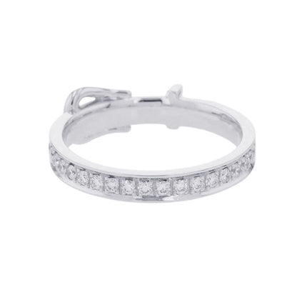 Hermes Ring Etriviere PM Diamond Total 18k White Gold — view 3