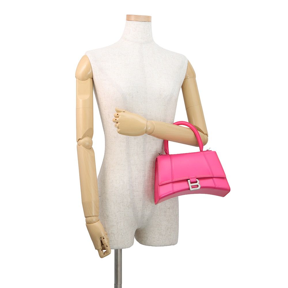Balenciaga Hourglass Small Leather 2-Way Shoulder Bag — view 4