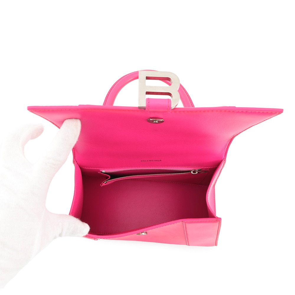 Balenciaga Hourglass Small Leather 2-Way Shoulder Bag — view 6