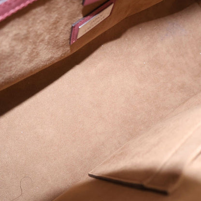 Gucci GG Blooms 2-Way Shoulder Bag Beige Pink Leather Silver — view 4