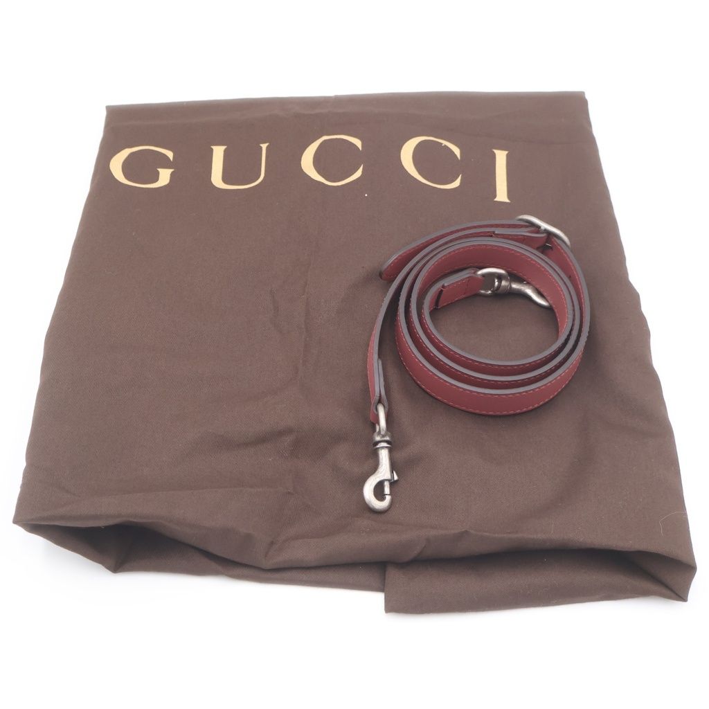 Gucci GG Blooms 2-Way Shoulder Bag Beige Pink Leather Silver — view 6