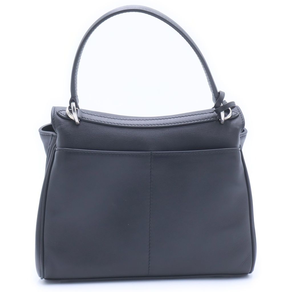 Balenciaga Rodeo Small Shoulder Bag 2-Way Black Leather Silver — view 2