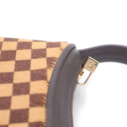 Louis Vuitton Tiger Damier Sauvage Handbag Calf Hair Brown — view 6