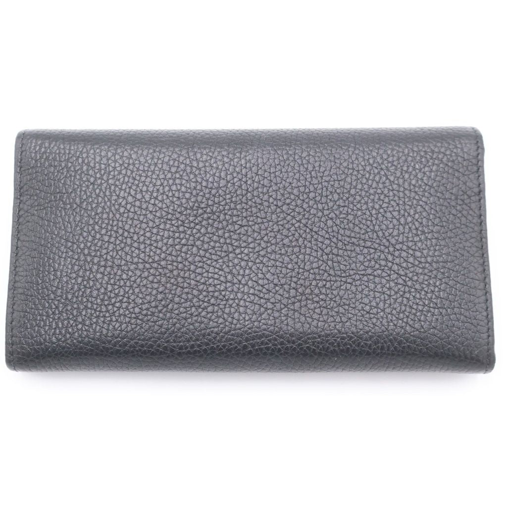 Gucci Interlocking Leather Wallet Black — view 2
