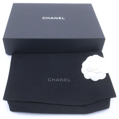 Chanel Quilted Caviar Leather Chain Wallet Shoulder Bag Silver Plate — view 6