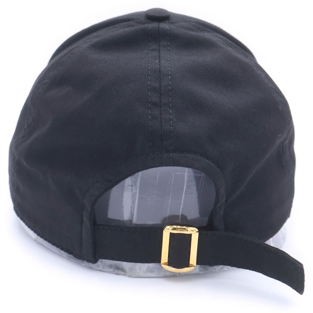 Celine Logo Embroidery Baseball Cap Black Hat — view 2