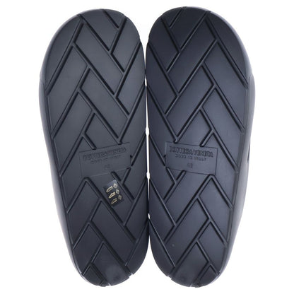 Bottega Veneta Gel Rubber Sandal Band Sandals Shoes Black — view 5