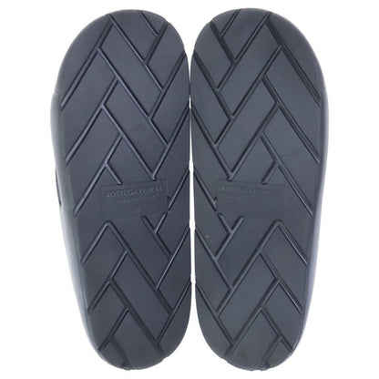 Bottega Veneta Gel Rubber Sandal Band Sandals Shoes Black — view 5