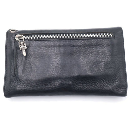 Chrome Hearts Wave Leather Wallet Black — view 2