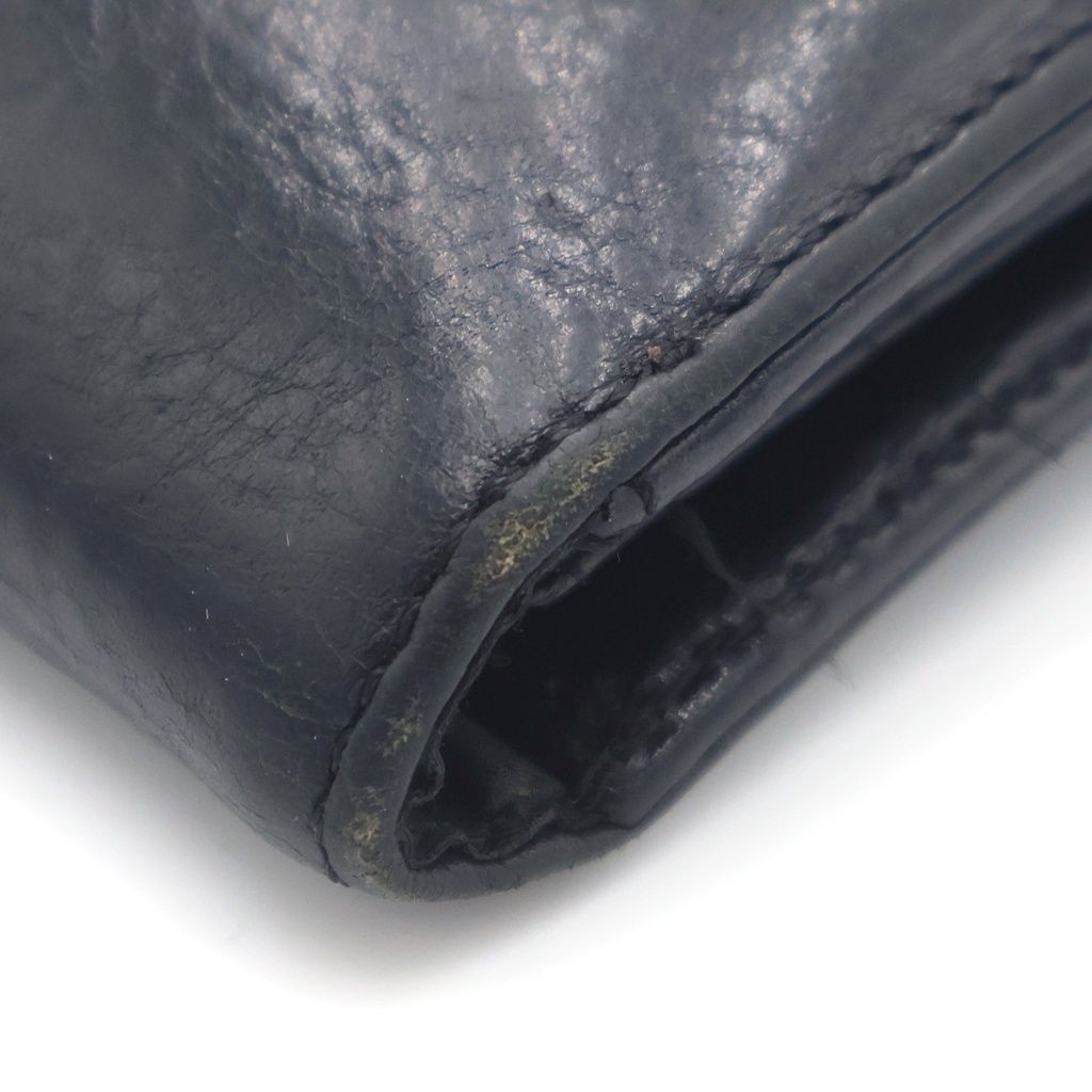 Chrome Hearts Wave Leather Wallet Black — view 5