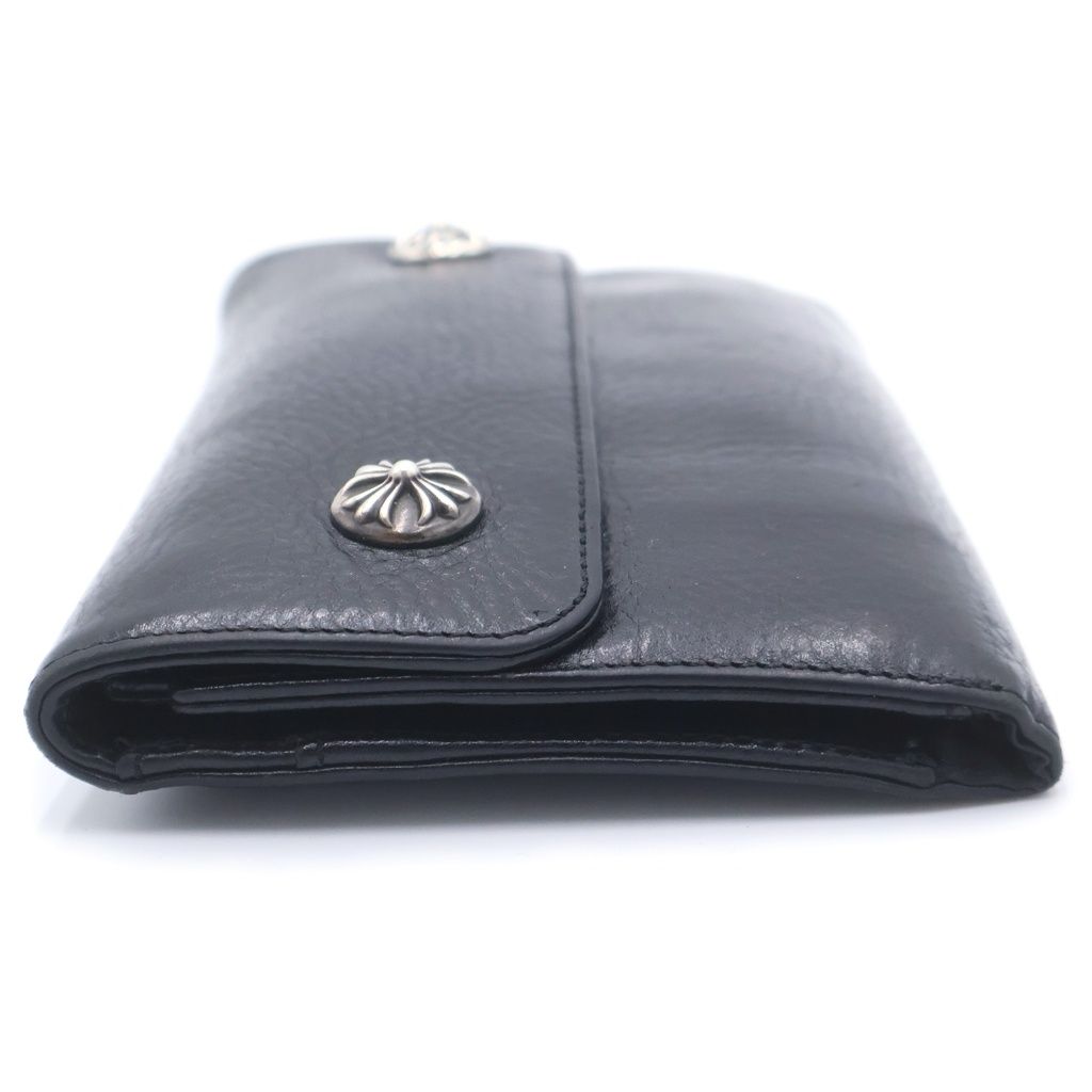 Chrome Hearts Wave Leather Wallet Black — view 3