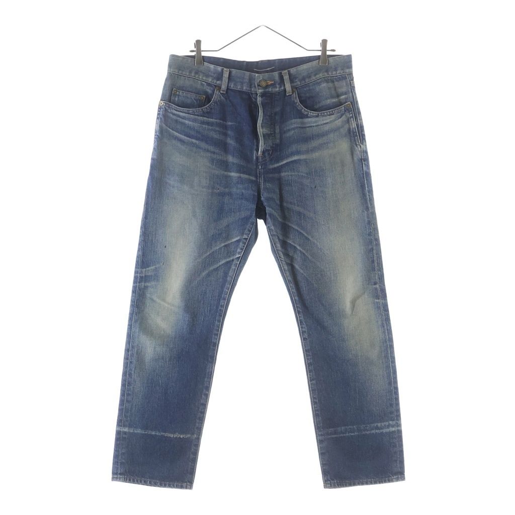 Saint Laurent Paris Straight Jeans Denim Pants Indigo