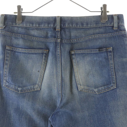 Saint Laurent Paris Straight Jeans Denim Pants Indigo — view 3