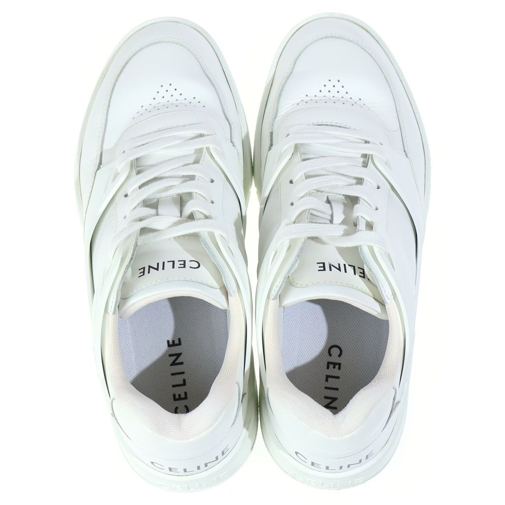 Celine Lace Up Low Cut Sneakers Shoes White — view 4