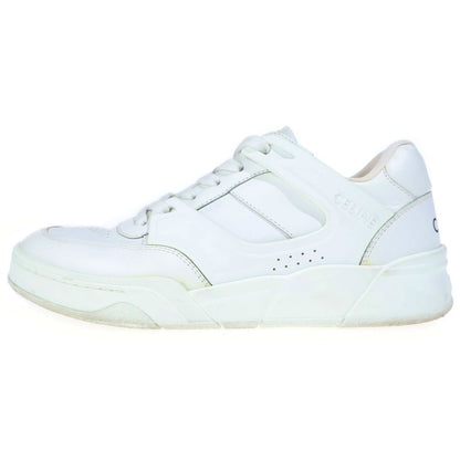 Celine Lace Up Low Cut Sneakers Shoes White