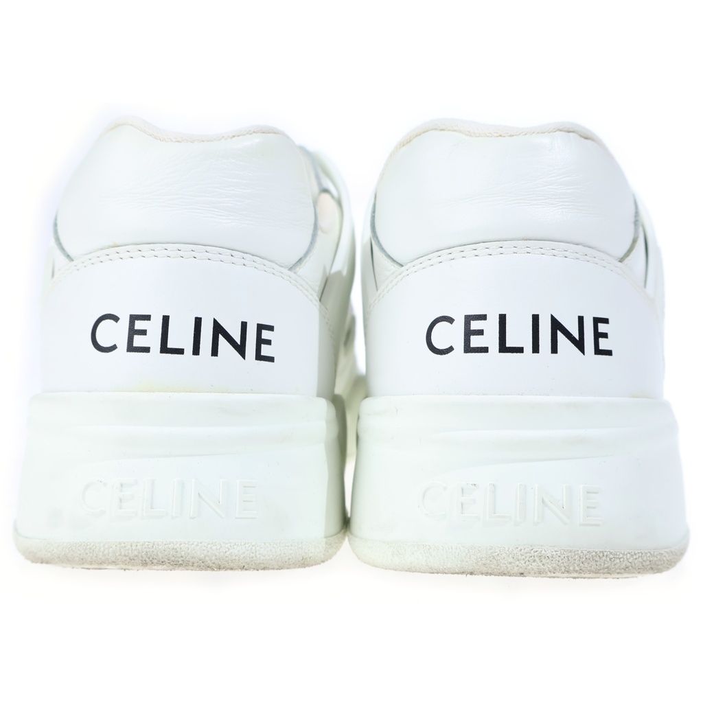 Celine Lace Up Low Cut Sneakers Shoes White — view 3