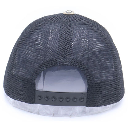 Chrome Hearts Trucker Cap CH Patch Mesh Truck Khaki Cap Hat Black — view 2