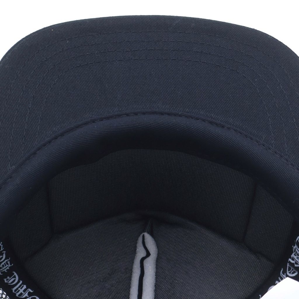 Chrome Hearts Trucker Cap CH Patch Mesh Truck Khaki Cap Hat Black — view 8