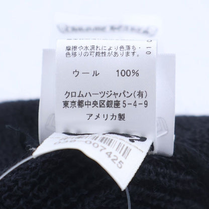 Chrome Hearts Wool Watch Cap CH Plus Embroidery Vinny Knit Cap Hat Black — view 8