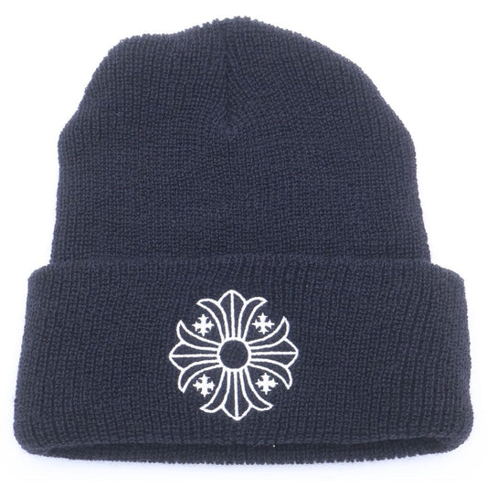 Chrome Hearts Wool Watch Cap CH Plus Embroidery Vinny Knit Cap Hat Black