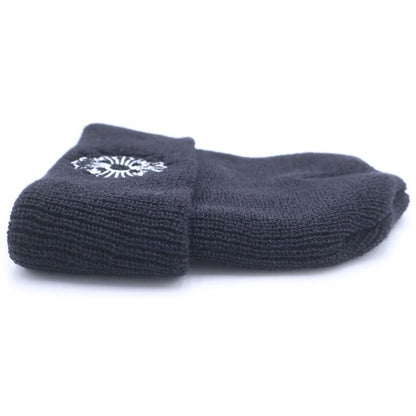 Chrome Hearts Wool Watch Cap CH Plus Embroidery Vinny Knit Cap Hat Black — view 4