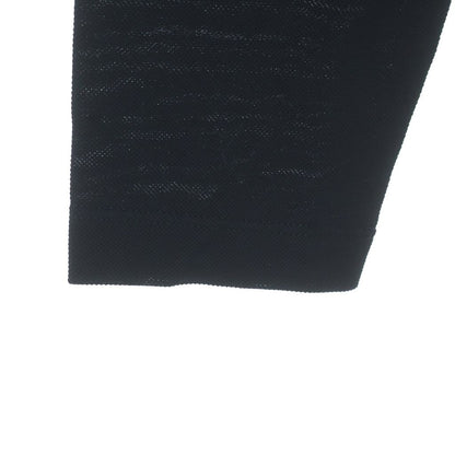 Prada Pique Long Sleeve Polo Shirt Black — view 5