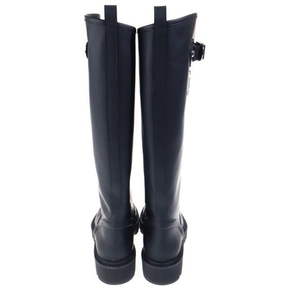 Louis Vuitton Territory Line Side Logo Flats Flava Boots Black — view 3