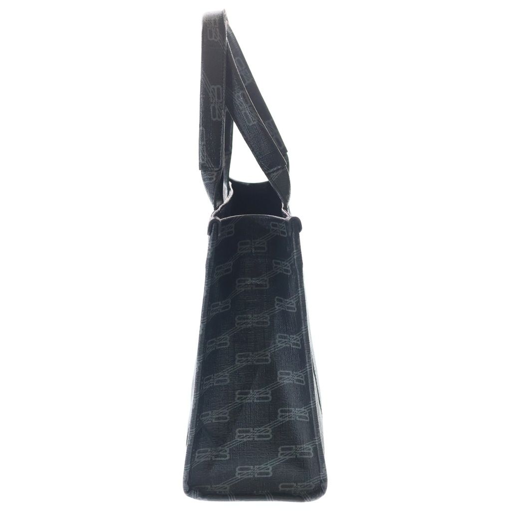 Balenciaga Small 2-Way Shoulder Bag Black Leather Silver — view 3