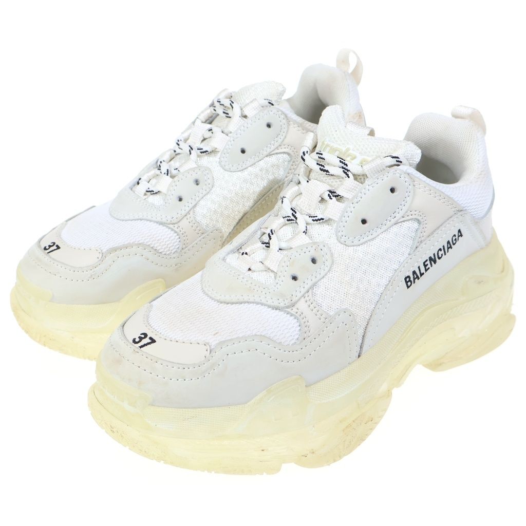 Balenciaga Triple S Clear Sole Sneakers White — view 2
