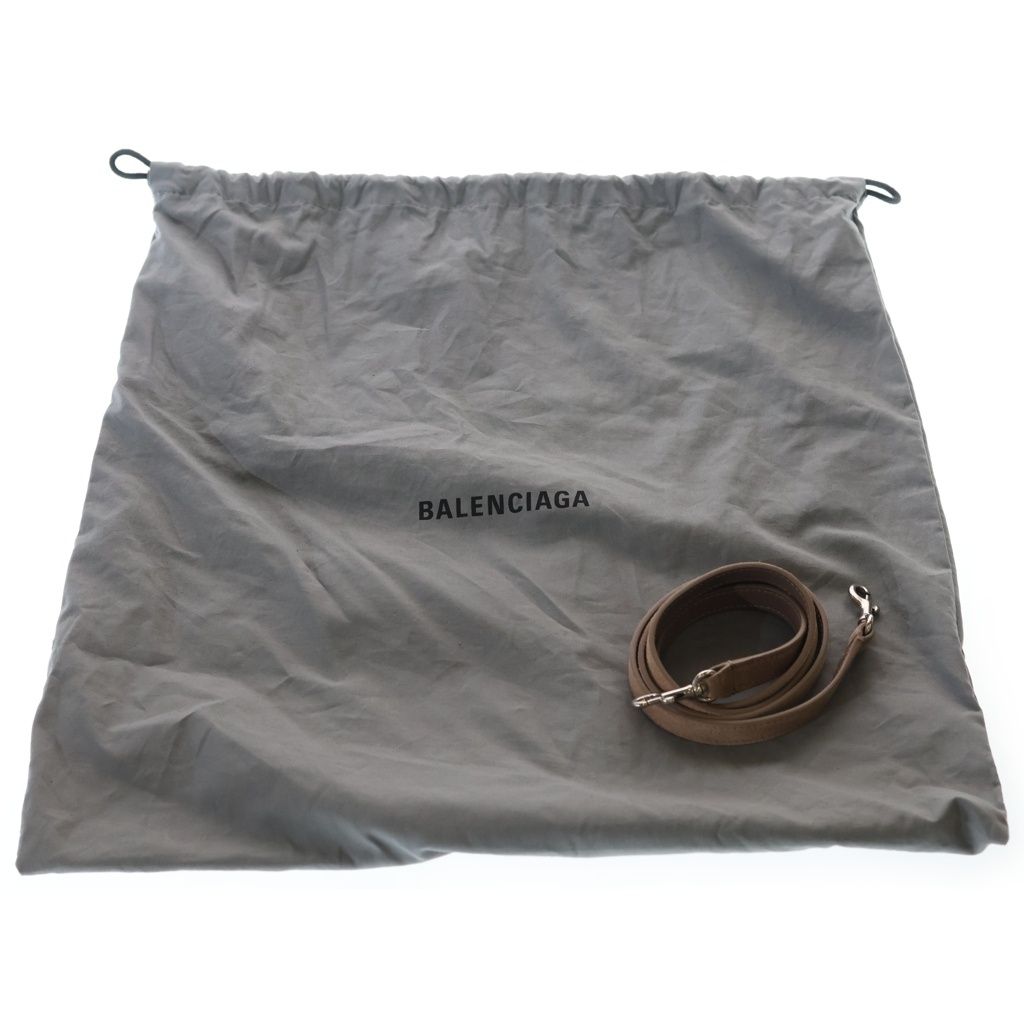 Balenciaga Rodeo 2-Way Shoulder Bag Beige Suede Silver — view 6