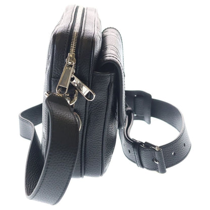 Gucci Jumbo GG Small Cross Belt Bag Leather Black — view 3