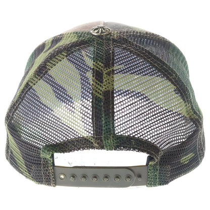 Chrome Hearts Trucker Cap CH Camouflage Mesh Hat with Patch Cross Ball — view 2