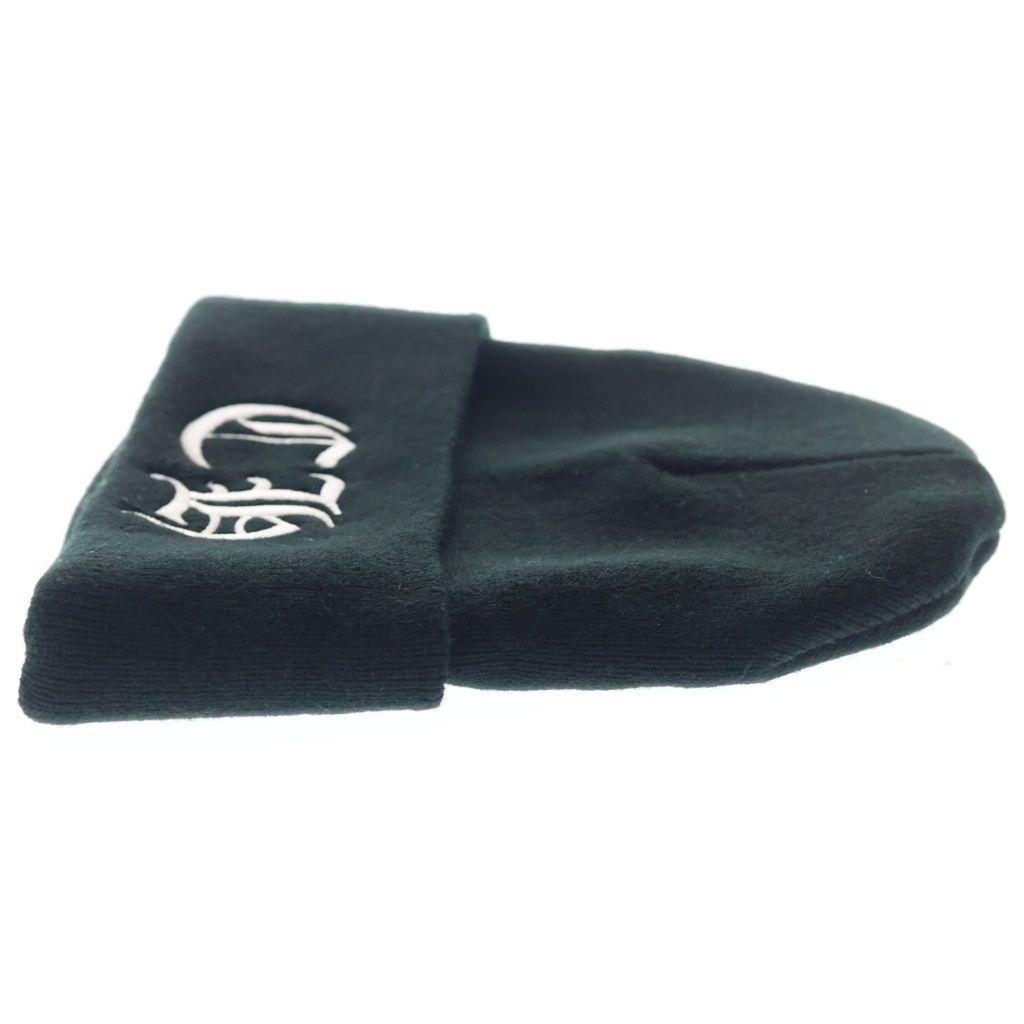 Chrome Hearts CH Logo Embroidery Beanie Knit Hat Black — view 3