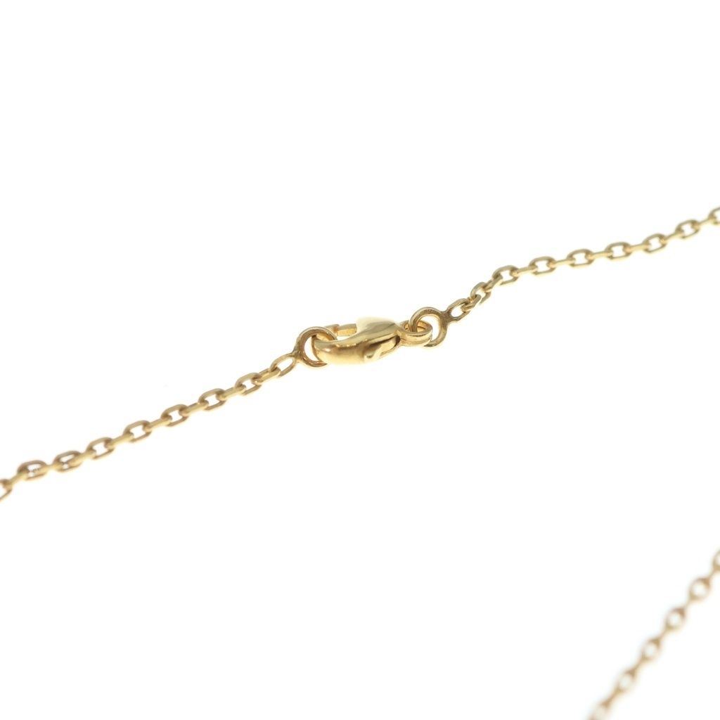 Hermes O'Kelly PM Necklace Pendant Chain Etoupe Swift Gold — view 4