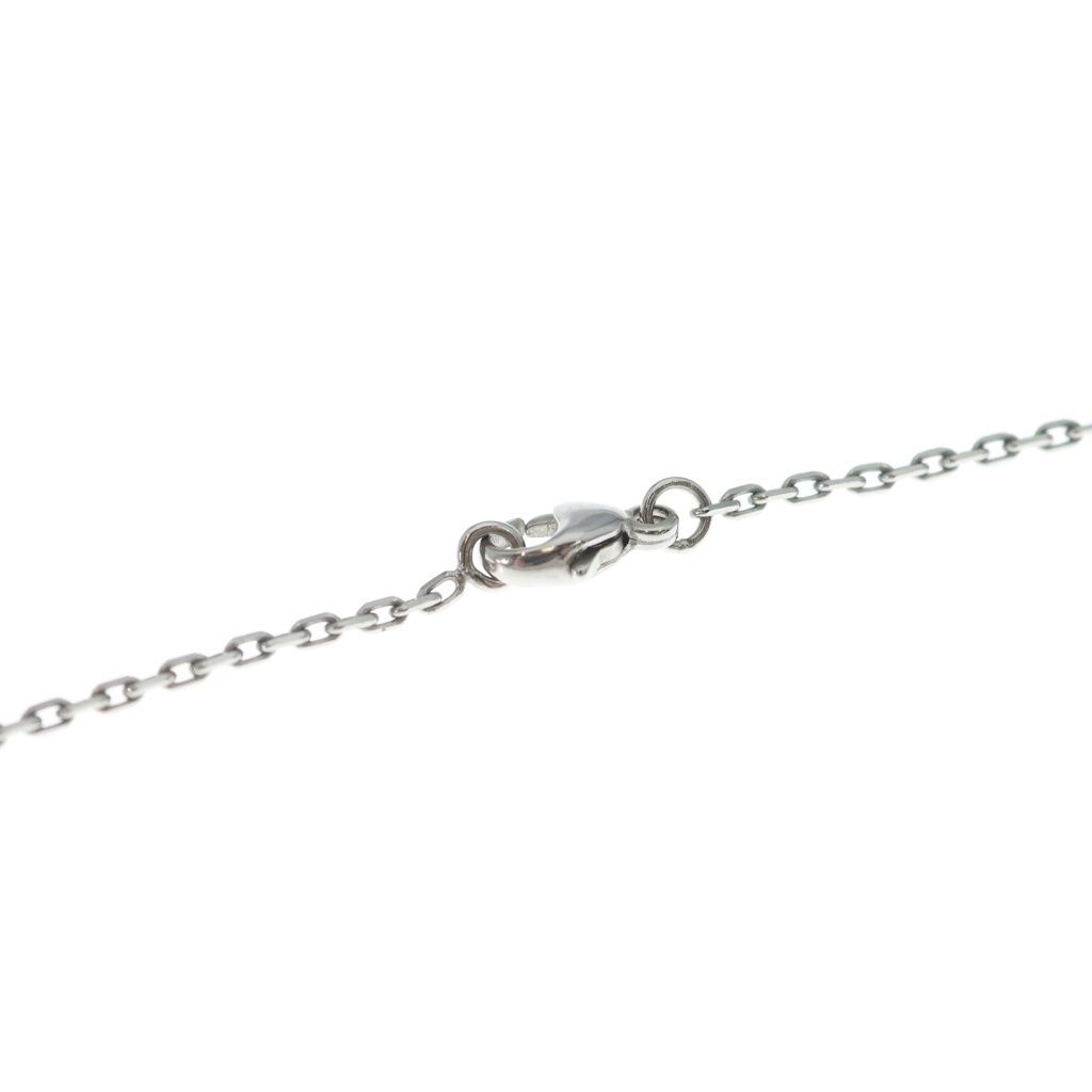 Hermes Pop Mini Necklace Pendant Chain Silver White — view 4