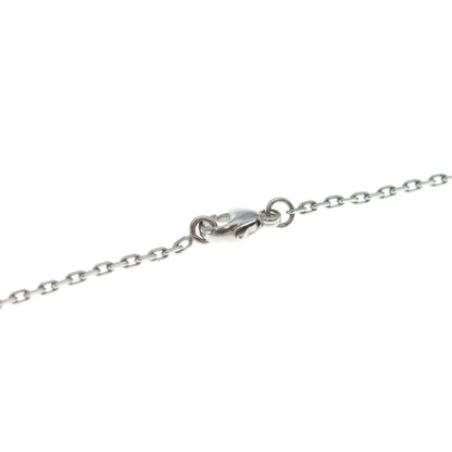 Hermes Pop Mini Necklace Pendant Chain Silver White — view 4
