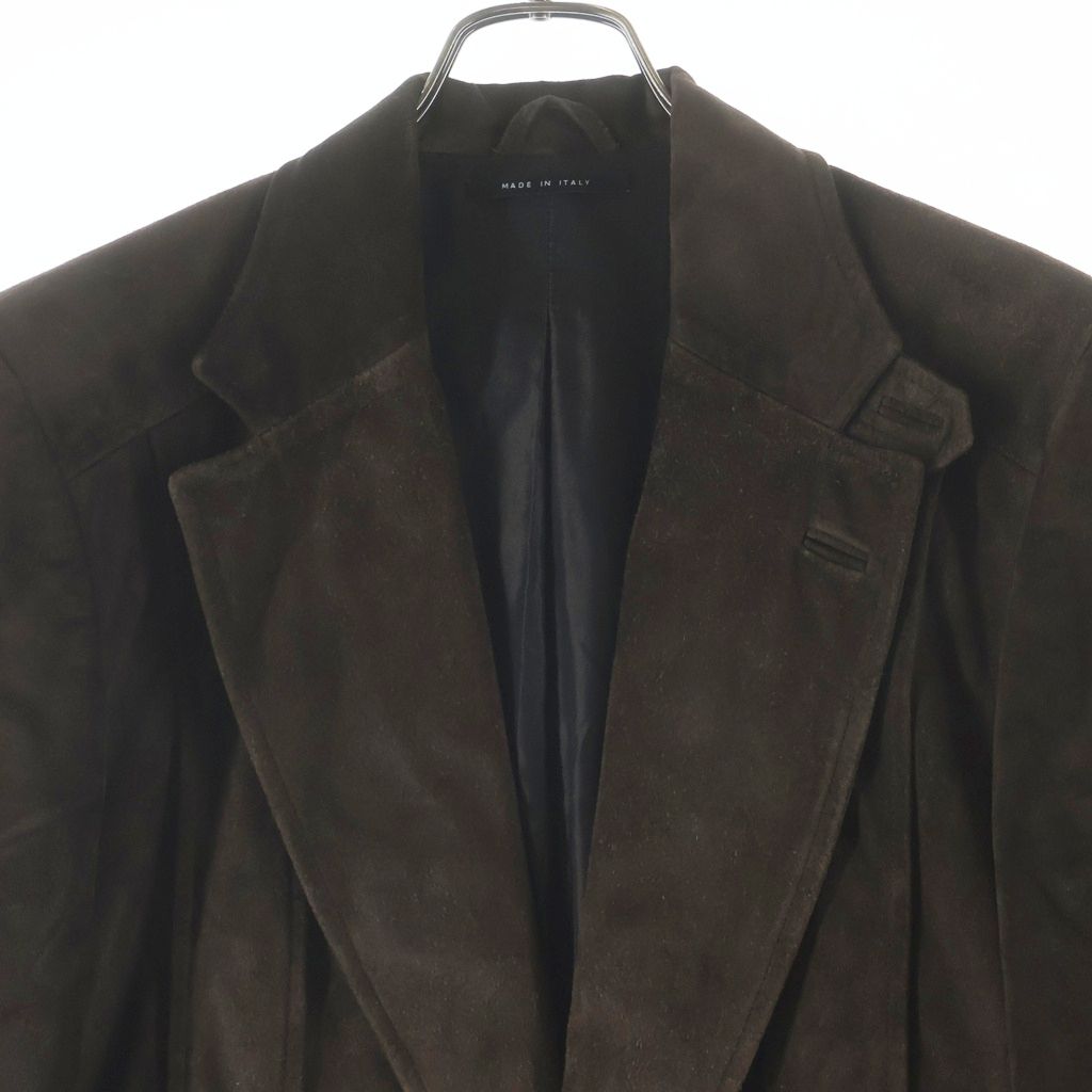 Gucci Leather Jacket Tailored Brown Cowhide 48 — view 3