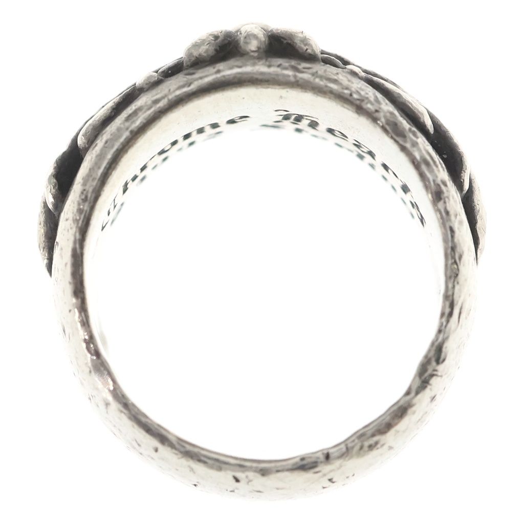 Chrome Hearts Flrl Crs Floral Cross Ring Silver — view 6