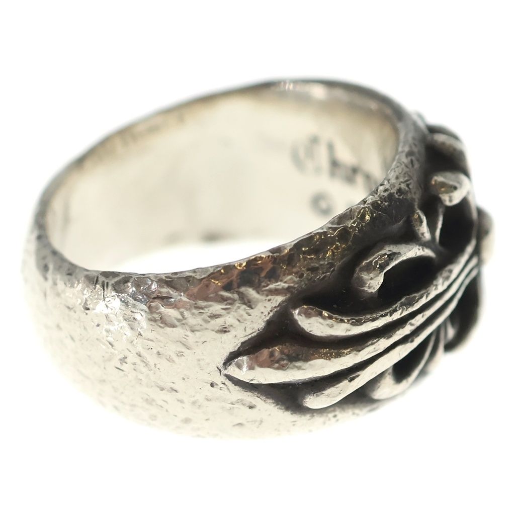 Chrome Hearts Flrl Crs Floral Cross Ring Silver — view 3